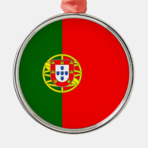 Portugiesische Flagge (Portugal) Ornament Aus Metall