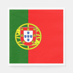 Portugiesische Flagge (Portugal) Serviette