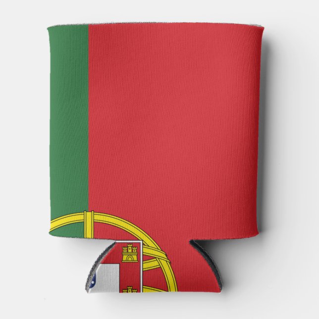 Portugiesische Flagge, portugiesisches Patriotisch Dosenkühler (Vorderseite)
