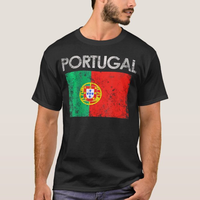 Portugiesische Flagge - Preis T-Shirt (Vorderseite)