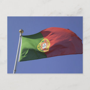 Portugiesische Flagge RF) Postkarte