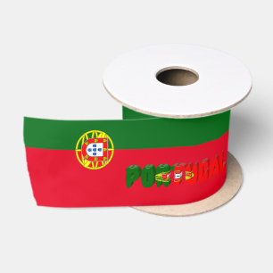 Portugiesische Flagge Satinband