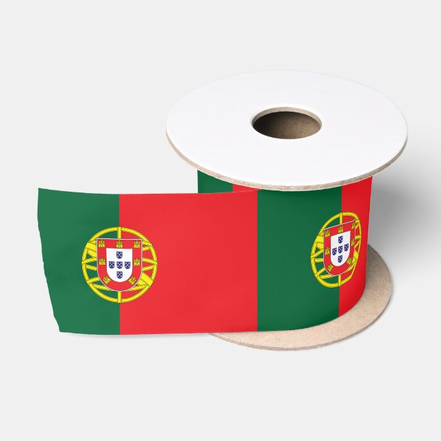 portugiesische Flagge Satinband (Spule)