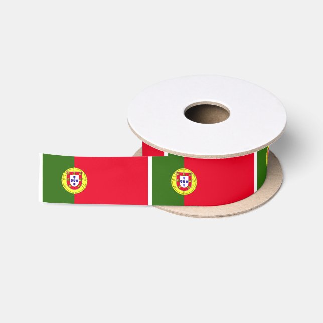 Portugiesische Flagge Satinband (Spule)