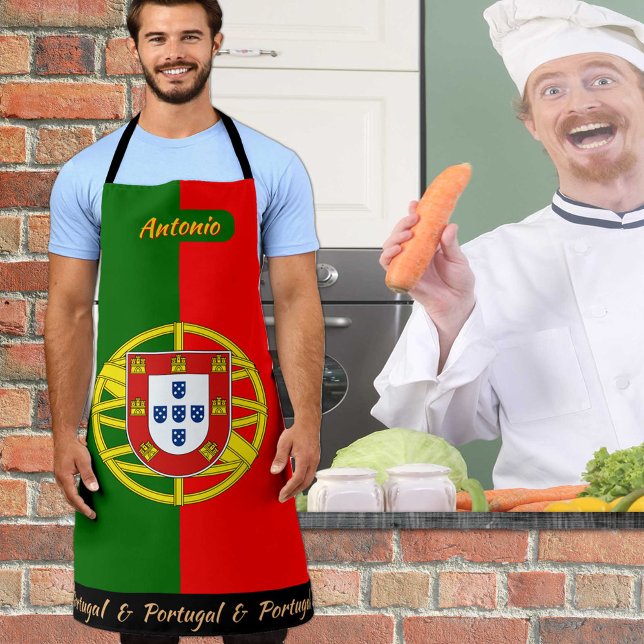 Portugiesische Flagge Schürze, Portugal Koch Küche Schürze (Von Creator hochgeladen)