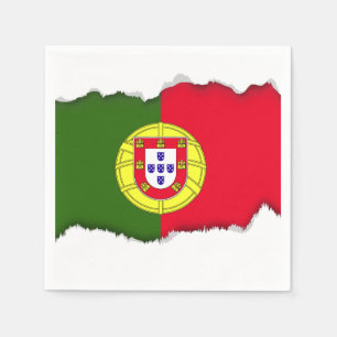 portugiesische Flagge Serviette