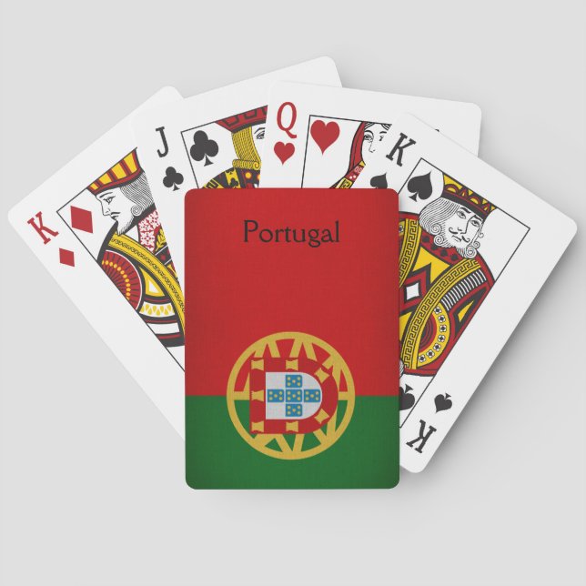 portugiesische Flagge Spielkarten (Rückseite)