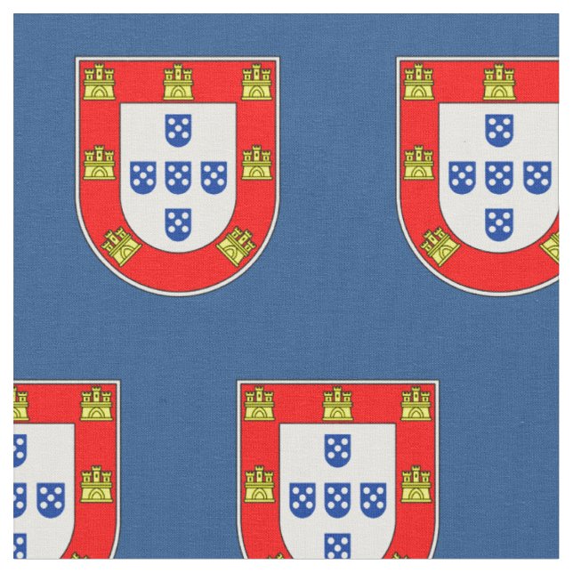 Portugiesische Flagge Stoff (Nahaufnahme)
