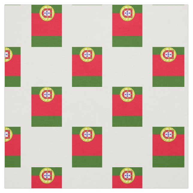 Portugiesische Flagge Stoff (Muster)