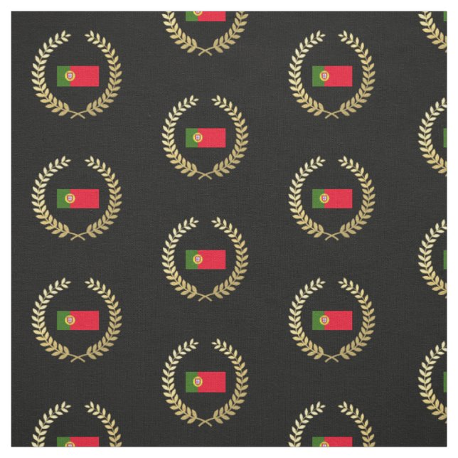 Portugiesische Flagge Stoff (Muster)