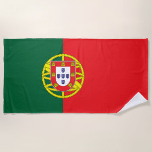 portugiesische Flagge Strandtuch