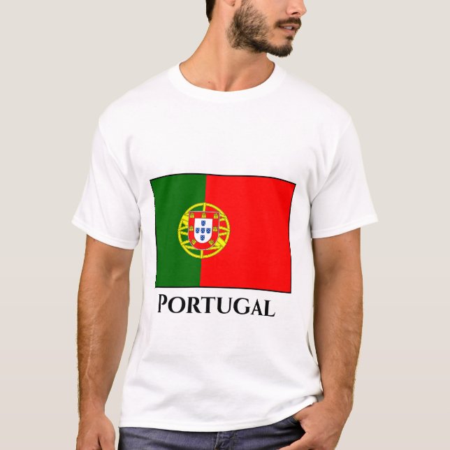 Portugiesische Flagge T-Shirt (Vorderseite)