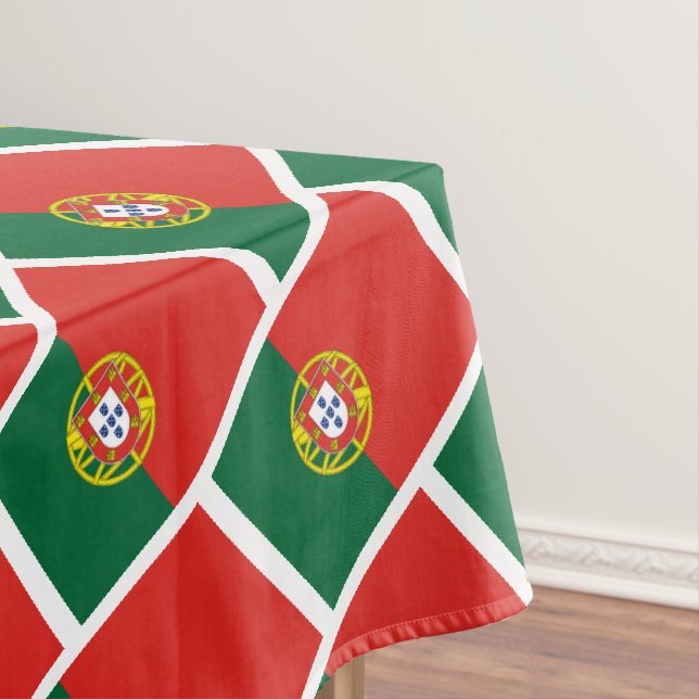 Portugiesische Flagge Tischdecke (Beispiel)