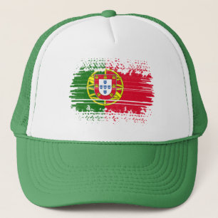 Portugiesische Flagge Truckerkappe