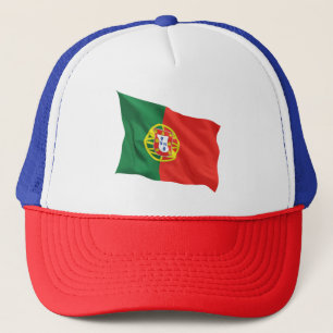 Portugiesische Flagge Truckerkappe