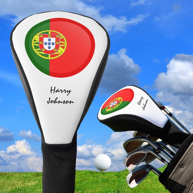 Portugiesische Flagge und Mit Monogramm Golf Clubs Golf Headcover (Von Creator hochgeladen)