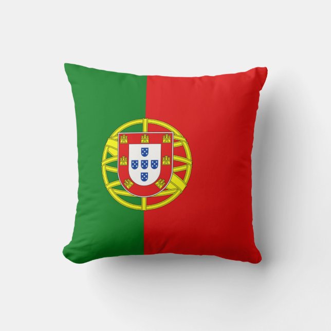 Portugiesische Flagge x Flaggenkissen Kissen (Vorderseite)