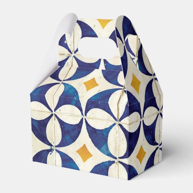 Portugiesische Flies - Azulejo-Muster Geschenkschachtel (Vorderseite)