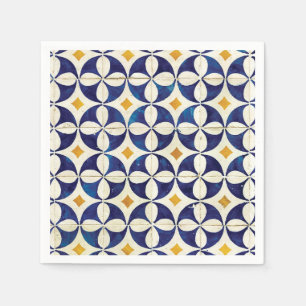 Portugiesische Flies - Azulejo-Muster Serviette
