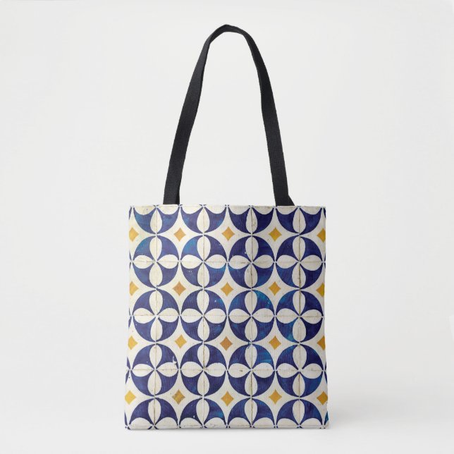 Portugiesische Flies - Azulejo-Muster Tasche (Vorderseite)