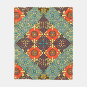 Portugiesische Flies Talavera Style Muster Fleecedecke