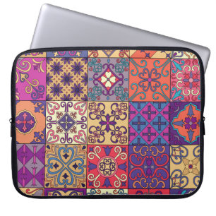 Portugiesische Flies Talavera Style Muster Laptopschutzhülle