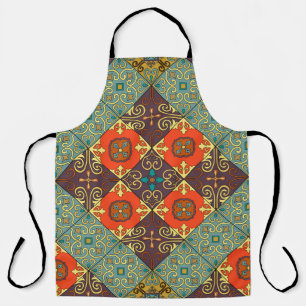 Portugiesische Flies Talavera Style Muster Schürze