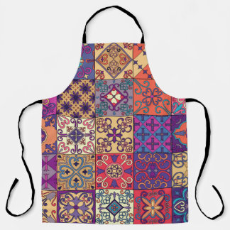 Portugiesische Flies Talavera Style Muster Schürze