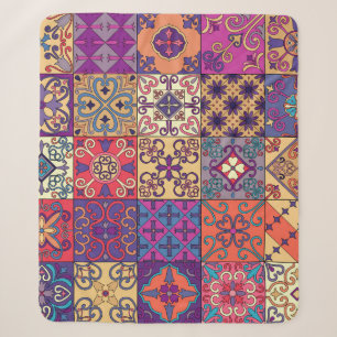 Portugiesische Flies Talavera Style Muster Sherpadecke