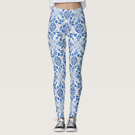 Portugiesische Fliesen Azulejo Pattern Yoga Pants  Leggings