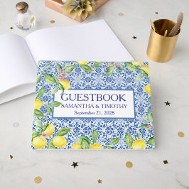 Portugiesische Fliesen Lemon Destination Elegante  Gästebuch