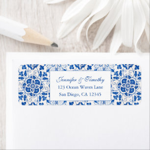 Portugiesische Fliesen Mittelmeerblaue Hochzeit