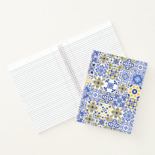 Portugiesische Fliesenmuster  Notizbuch