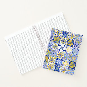 Portugiesische Fliesenmuster  Notizbuch