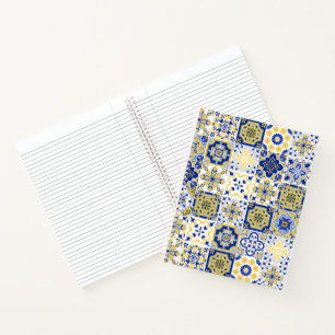 Portugiesische Fliesenmuster  Notizbuch