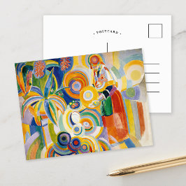 Portugiesische Frau | Robert Delaunay Postkarte