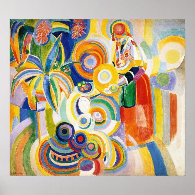 Portugiesische Frau, Verspätung Poster (Vorne)