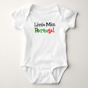 portugiesische kleine Miss Baby Strampler