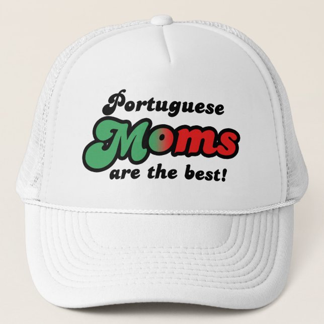 Portugiesische Mamas Truckerkappe (Vorderseite)