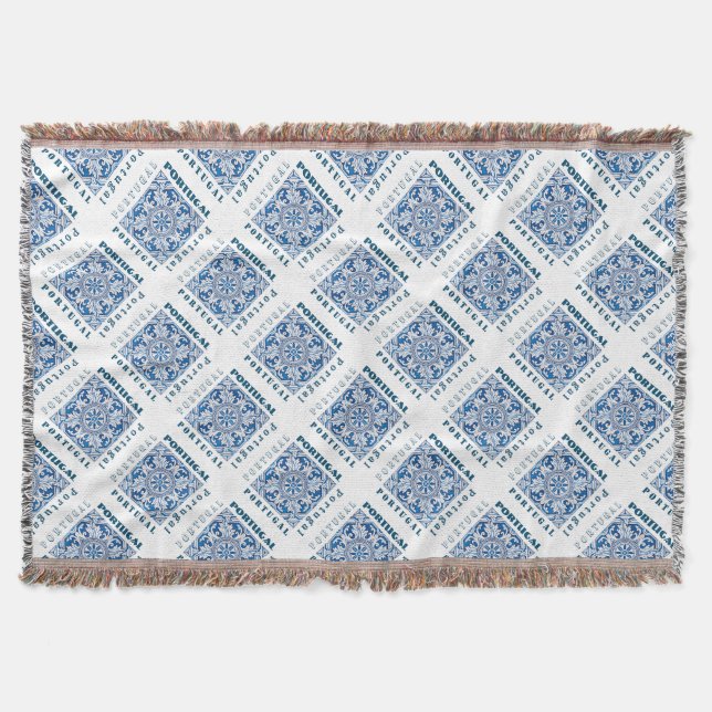 Portugiesische Muster Decke (Vorderseite)