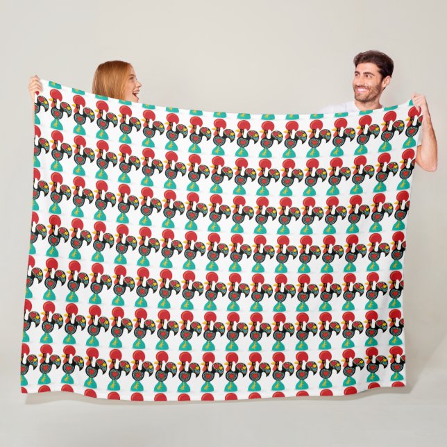 Portugiesische Muster Fleecedecke (Beispiel)