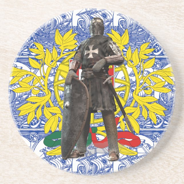 Portugiesische Muster Getränkeuntersetzer (Vorne)