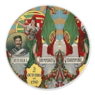 Portugiesische Muster Keramikknauf