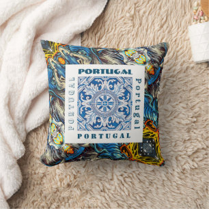 Portugiesische Muster Kissen