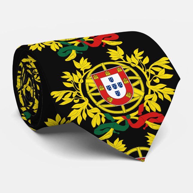 Portugiesische Muster Krawatte (Gerollt)