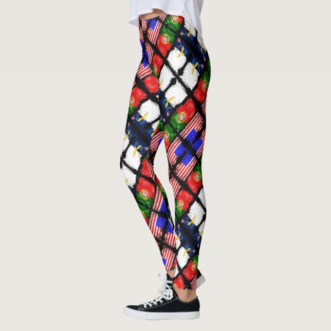 Portugiesische Muster Leggings (Links)