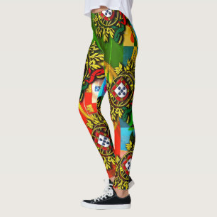 Portugiesische Muster Leggings