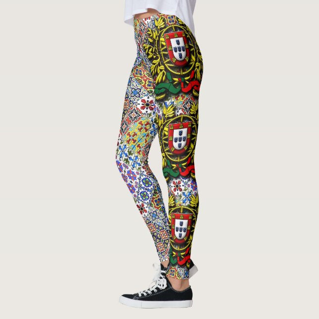 Portugiesische Muster Leggings (Links)