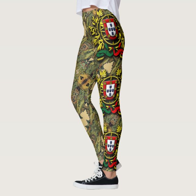 Portugiesische Muster Leggings (Links)