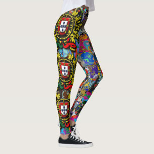 Portugiesische Muster Leggings